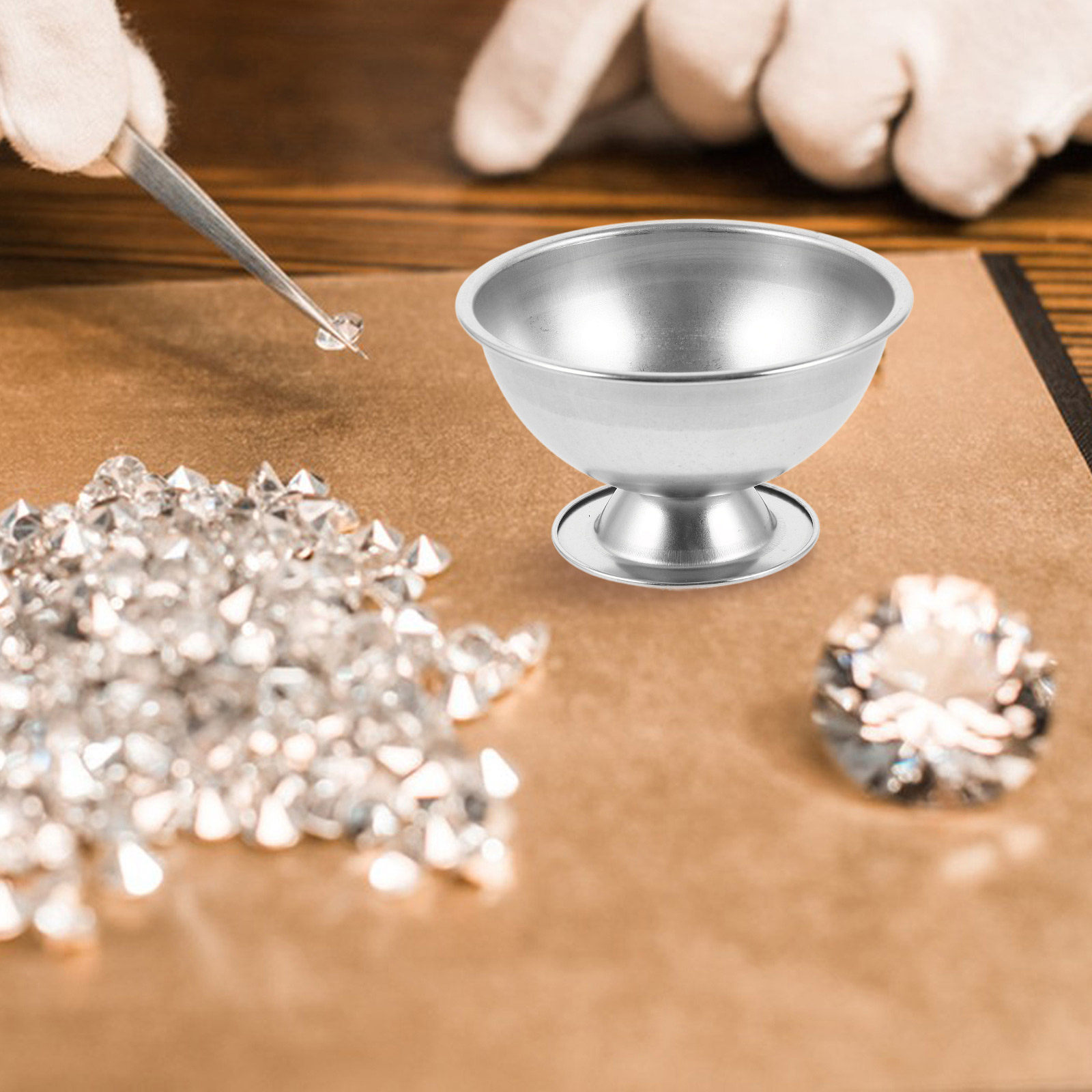Jewelry Making Torch - Paslanmaz Çelik Alüminyum Kase, Boraks, Kum