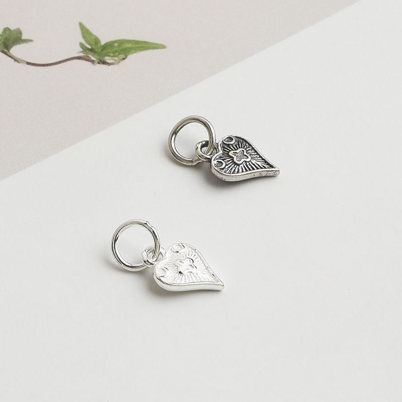 925 Ayar Gümüş Kalp Şeklinde K - Jewelry Making In La incelemesi ve fiyatı