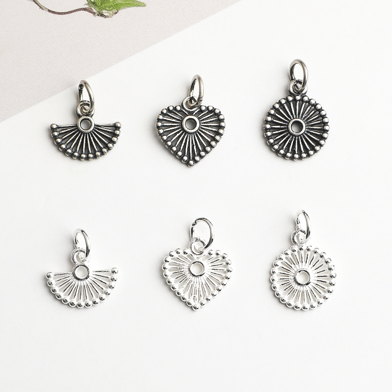 925 Gümüş Kolye Ucu Oymalı Yuv - Jewelry Making In La incelemesi ve fiyatı